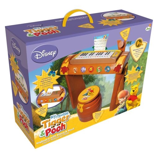 Dětský set-Pianko -Keyboard - stolek-křesílko Medvídek Pú - 1 Dětský set-Pianko -Keyboard - stolek-křesílko Medvídek Pú - 1