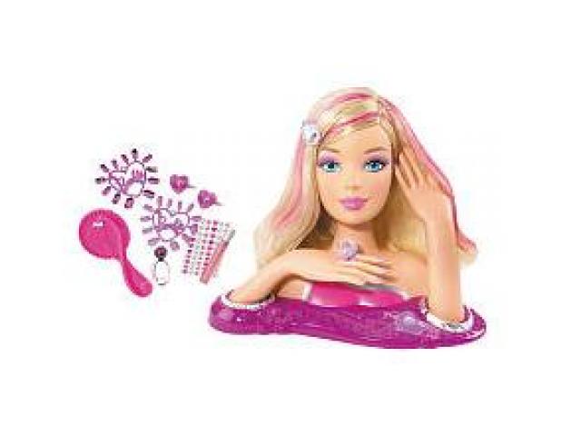 Barbie Česací hlava 2010  