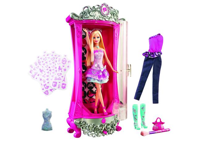 Barbie Kouzelná šatna s panenkou  