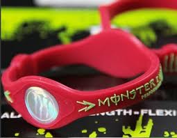Náramek Power Balance MONSTER red