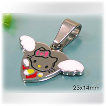 Ocelový přívěsek Hello Kitty s křídly