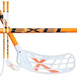 Florbalová hokejka Exel Edge E-play 3.0 NEON ORANGE ROUND 95 SB