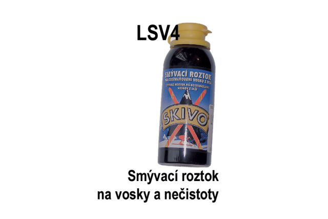 Roztok smývací na vosky z lyží
