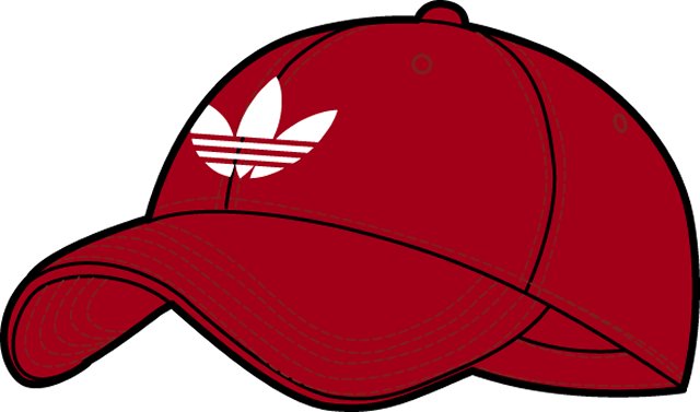 Kšiltovka Adidas Adicolor červená s bílým znakem