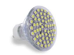 LED žárovka GU10  3.5 W (teplá barva) 60 LED