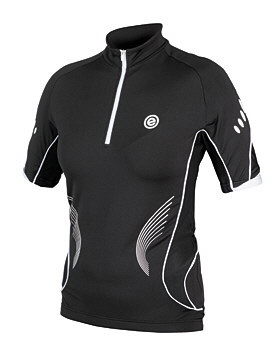 Dámský cyklistický dres FORTUNA černá 