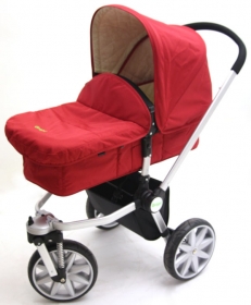 Kombinovaný kočárek GRAPI BABY DELUXE 2v1 červený