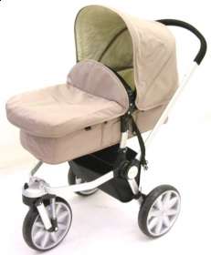 Kombinovaný kočárek GRAPI BABY DELUXE 2v1 béžový