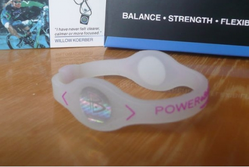 Náramek Power Balance průhledná bílá