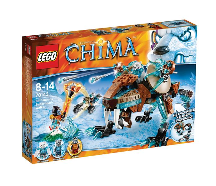 LEGO CHIMA Šavlozubý robot sira Fangara