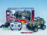 R/C auto vojenské 18cm 27MHz s adaptérem