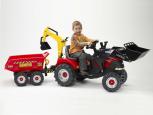 Traktor Puma + nakladač + bagr + sklápěč maxi 