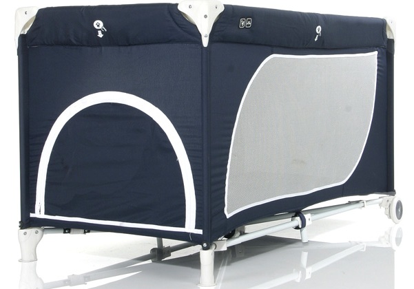 Cestovní postýlka ABC DESIGN MOONLIGHT vzor Navy