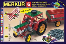 MERKUR 6 stavebnice 940d. 4 vrstvy