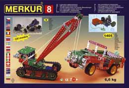 MERKUR 8 stavebnice 1405d. 5 vrstev