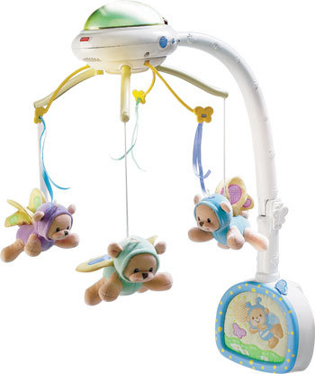 Kolotoč nad postýlku Motýlci Fisher Price C0108