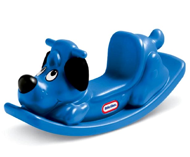 Little Tikes Houpací pejsek - modrý