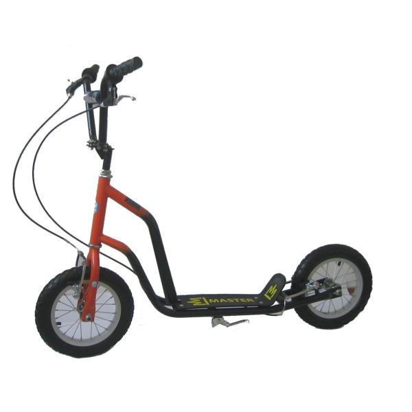 Koloběžka MASTER Ride červeno - černá barva