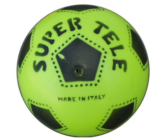 Gumový potištěný míč SUPER TELE FLUO 