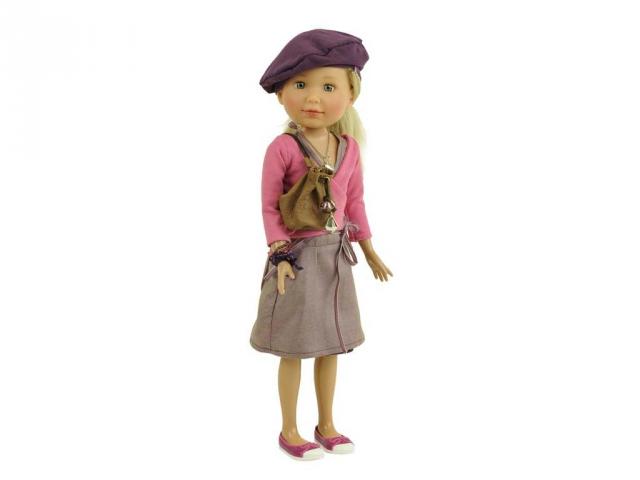 Annabell Tween Panenka v sukýnce, svetříku a baret  