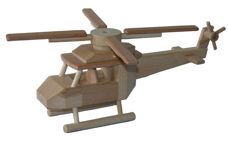 Dřevěná helikoptéra III.