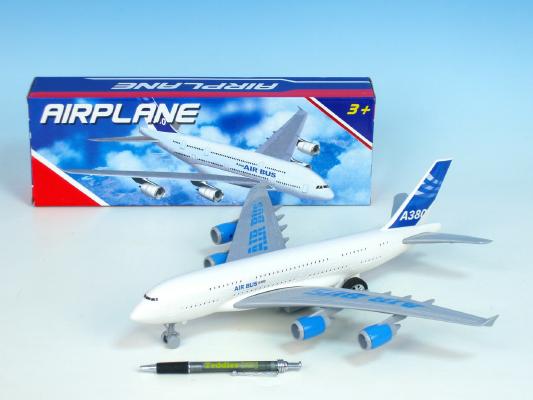 Letadlo AIRBUS 34cm se zvukem na setrvačník