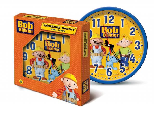 Nástěnné hodiny Bořek Stavitel
