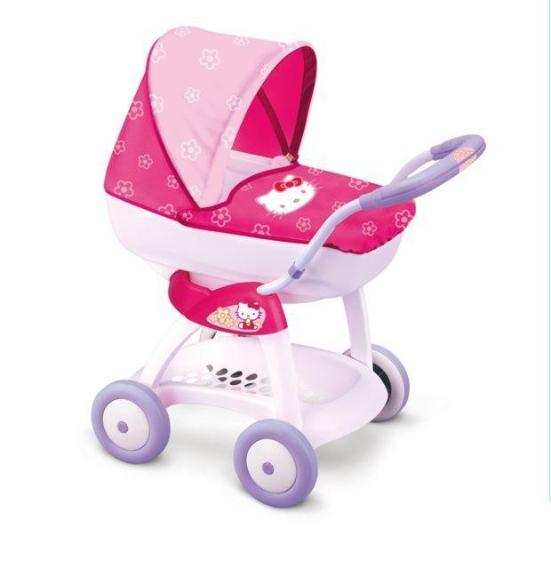 Kočárek pro panenky - hluboký Hello Kitty 