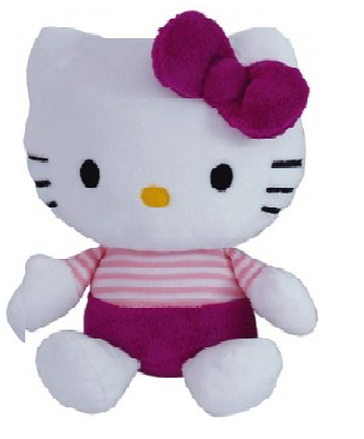 Hello Kitty - plyšová 14 cm