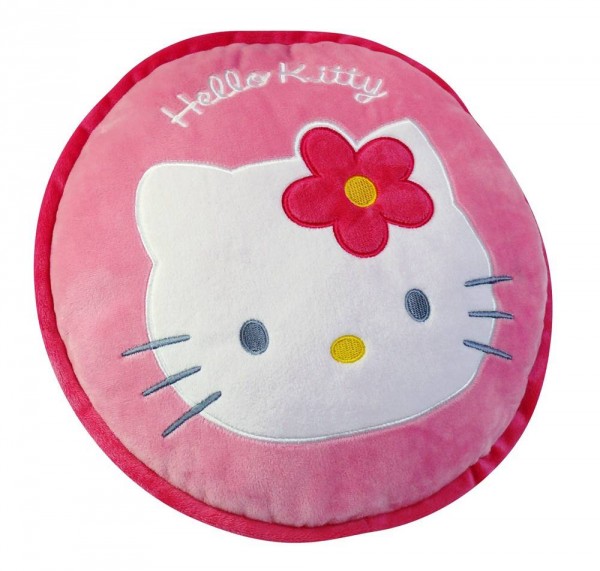 Hello Kitty plyšový polštář kruhový