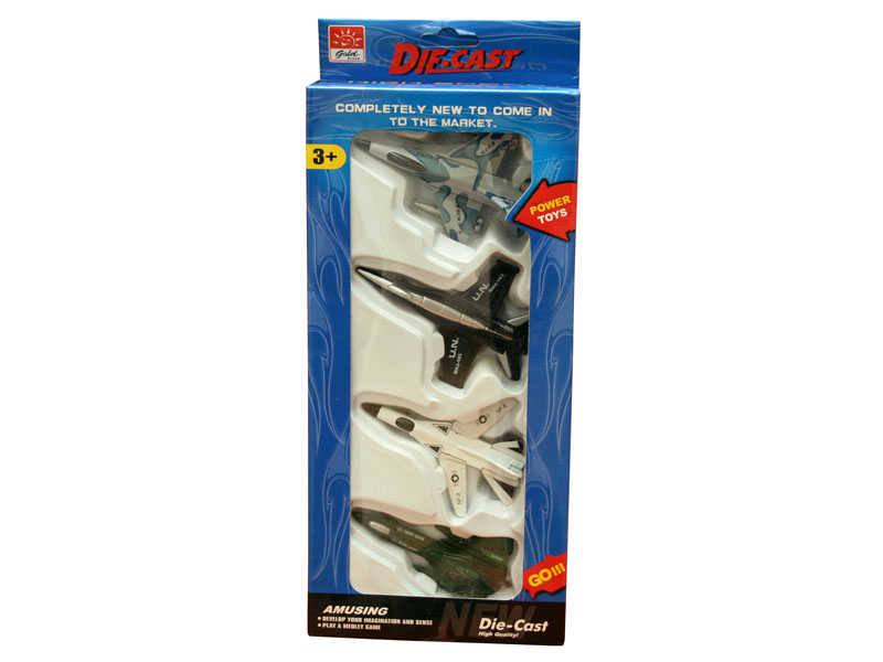 Set mini letadel 4 ks