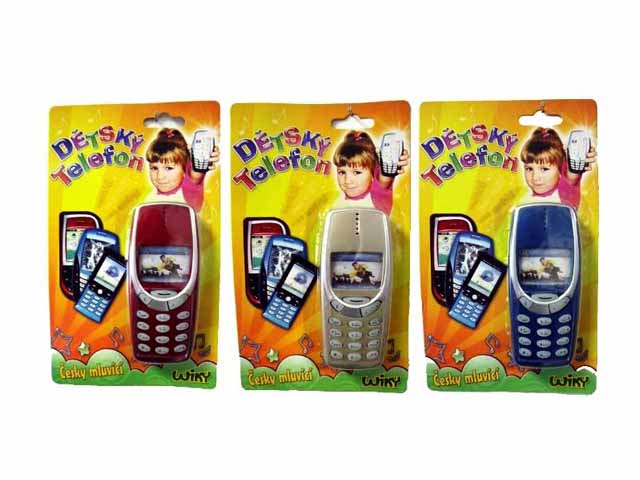 Dětský telefon česky mluvící