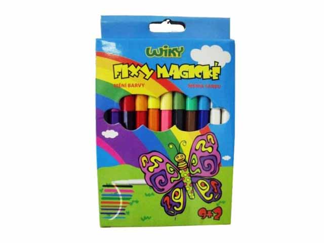 Magické fixy - mění barvu 9+2 ks