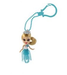 Barbie přívěšek mini B. modré šaty