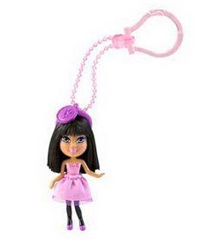 Barbie přívěšek mini B. růžové šaty