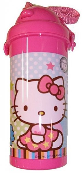 Láhev na pití plastová Hello Kitty