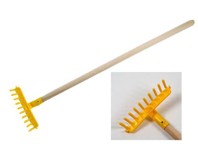 Dětské Hrábě dřevo plast 72cm