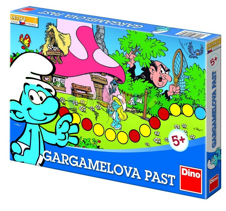 Dino Gargamelova past hra Šmoulové 
