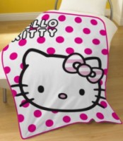 Flísová deka Hello Kitty