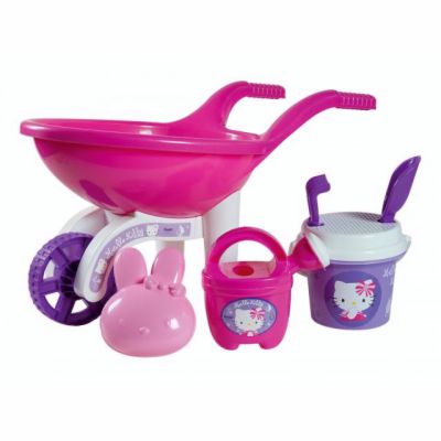 Kolečko na písek hello kitty + sada na písek
