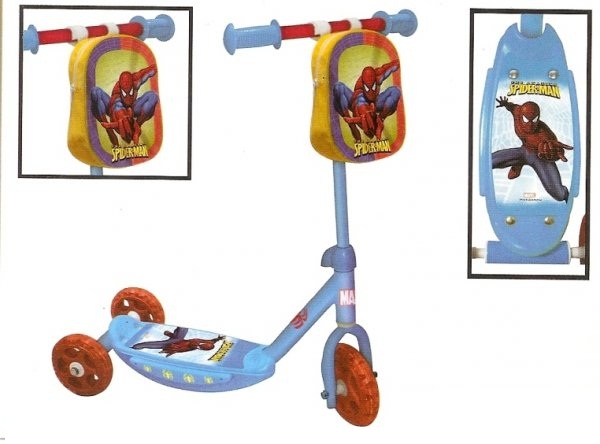 Koloběžka- trojkolka MONDO Spiderman