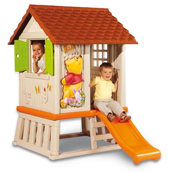 Domeček Smoby se skluzavkou