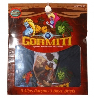 Sada 3 kusy slipy Gormiti 4/5 let