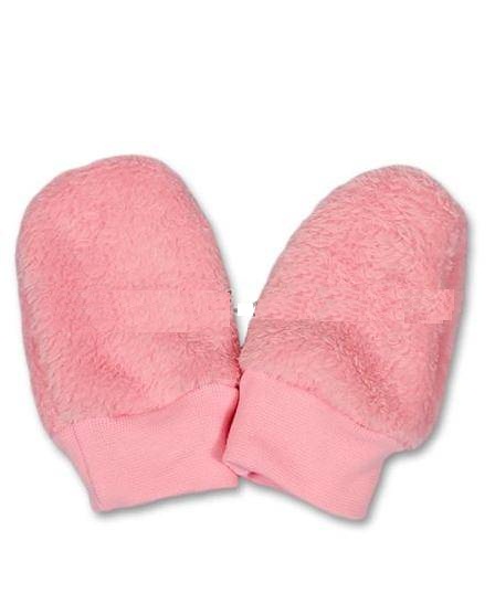 Fleecové rukavičky Baby Service růžové