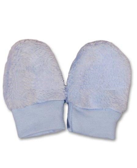 Fleecové rukavičky Baby Service modré