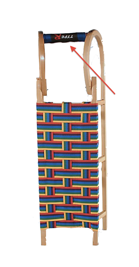 Ochranný polstr na přední tyč sáněk