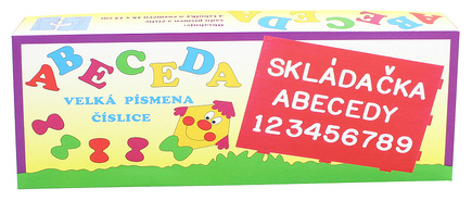 Stavebnice skládačka ABC abeceda