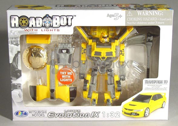 Mac Toys Road Bot Robot skládací Mitsubishi Lancer Evo 9 1:32