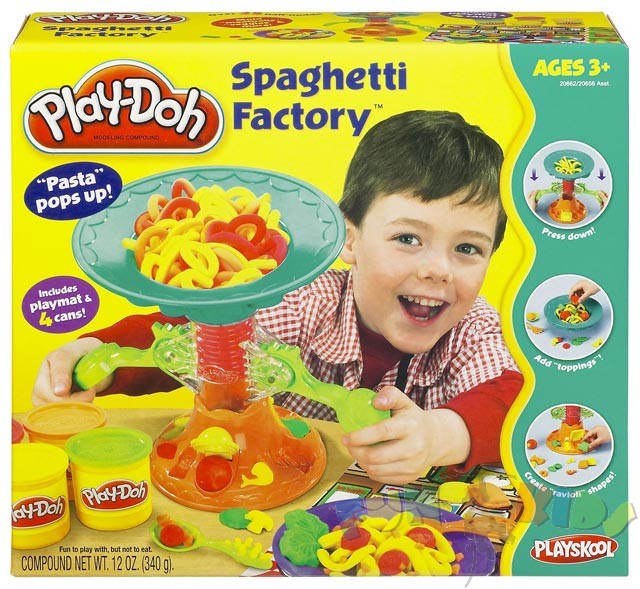 Play doh špageti