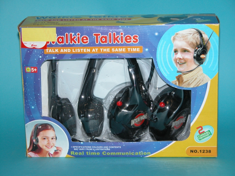 Dětské vysílačky - sluchátka